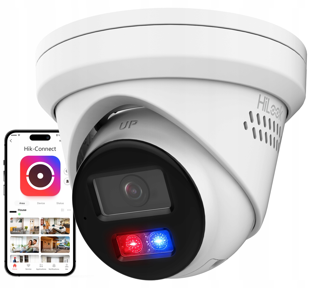 Vonkajšia Ip kamera 6MPx IPC-T260HAP-LUF/SL HiLook od spoločnosti Hikvision Live Guard