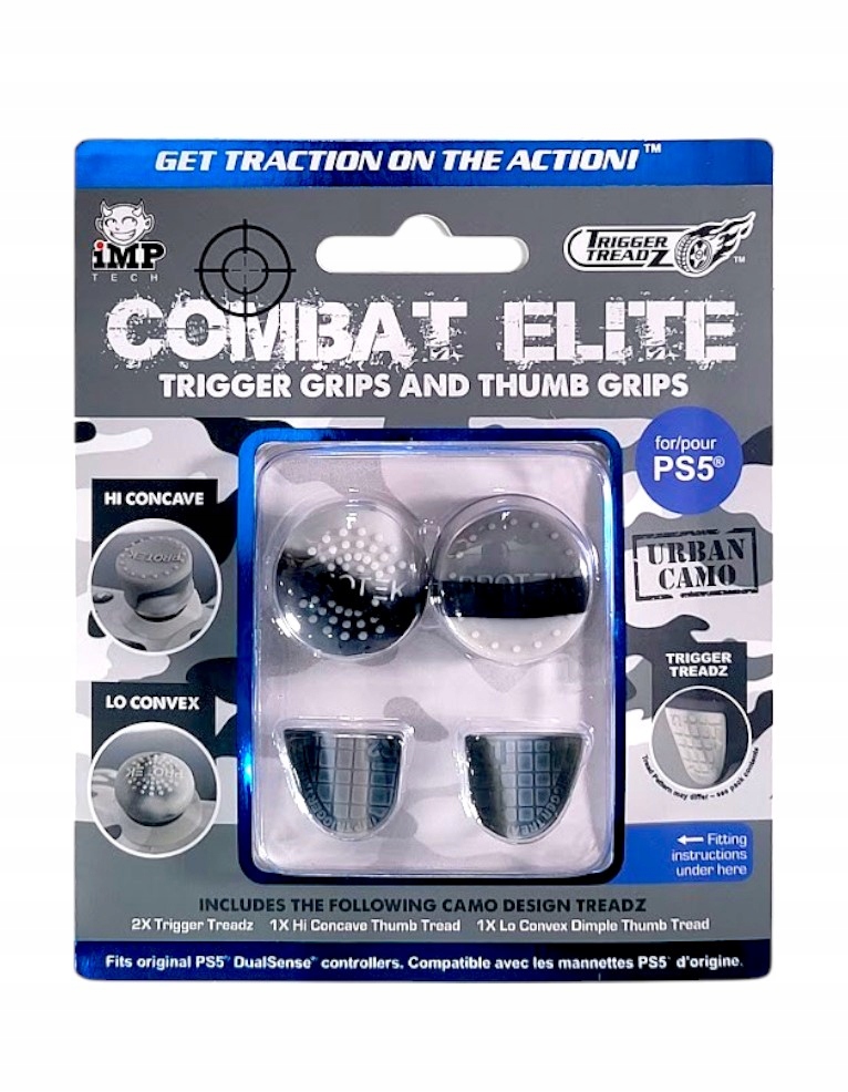Nakładki PS5 na analogi Trigger Treadz Combat Elit