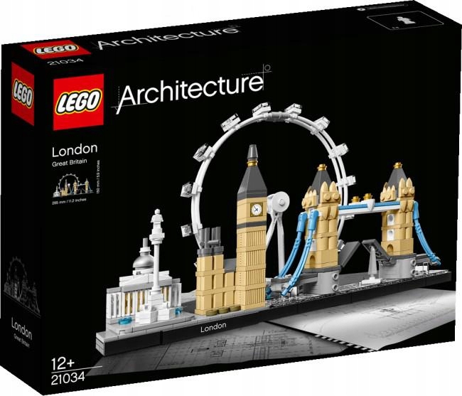 KLOCKI LEGO Architecture 21034 Londyn + KUBEK + ŚNIADANIÓWKA! Marka LEGO