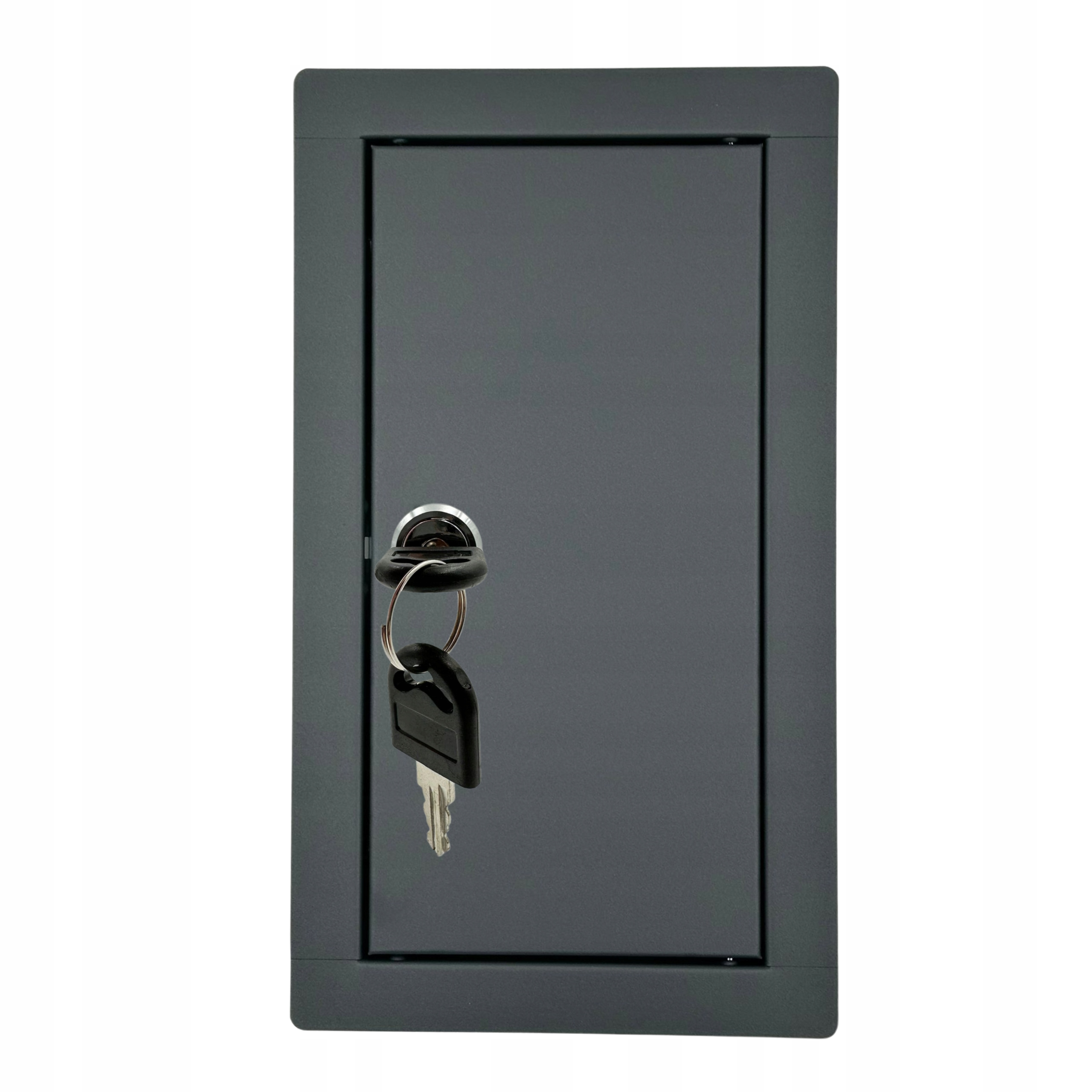 Revizní Dvířka 40x50 Kovová Revize Grafit Antracit Klapka Na Klíč