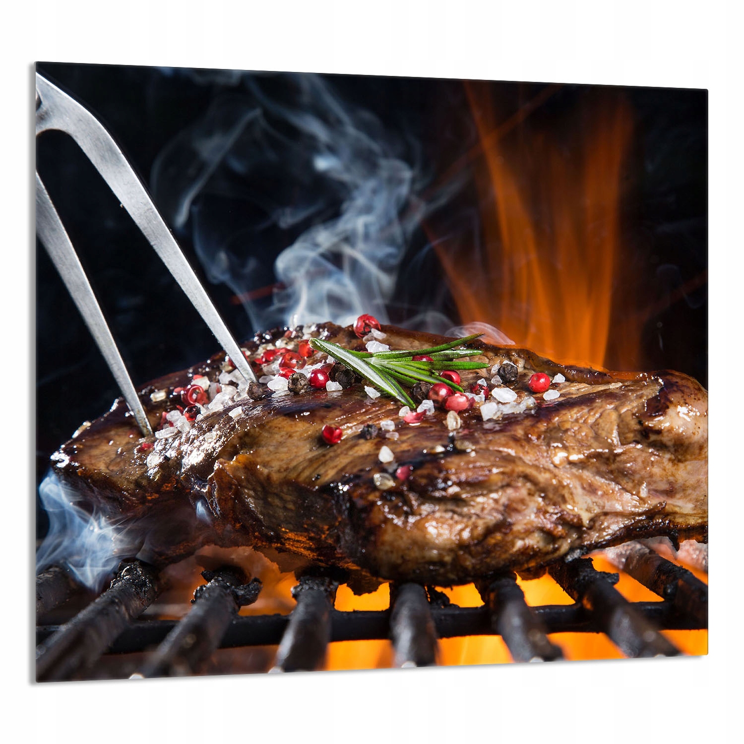 Skleněný Panel Do Kuchyně 65x60 Gril Tvrzené Sklo