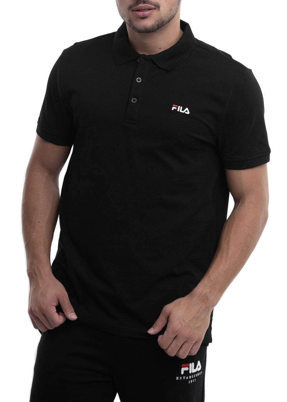 Pánská Polokošile Fila Tričko Polokošile Bavlněná Sportovní Tréninková L