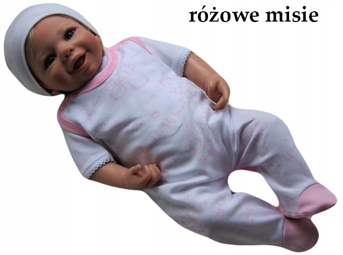 Śpiochy śpioszki pajacyk 74 bawełniane