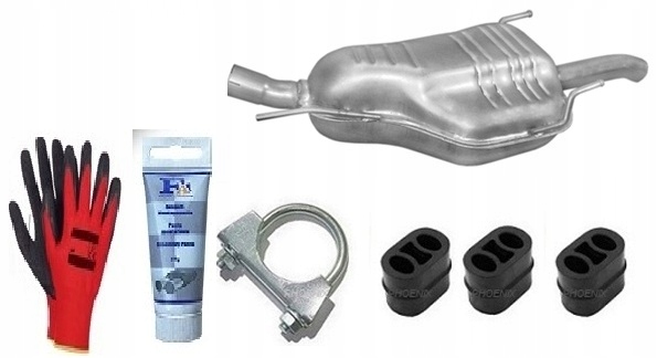 Opel Zafira A 2.0 DTi 2.2 DTi (2003-2005) Tlumič Tlumič Výfuku bonus