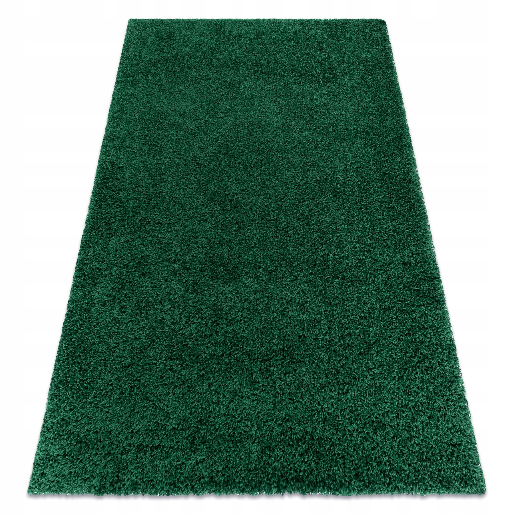 Koberec Soffi silný shaggy Zelený Obývací Pokoj Ložnice Hladký 200x290 cm