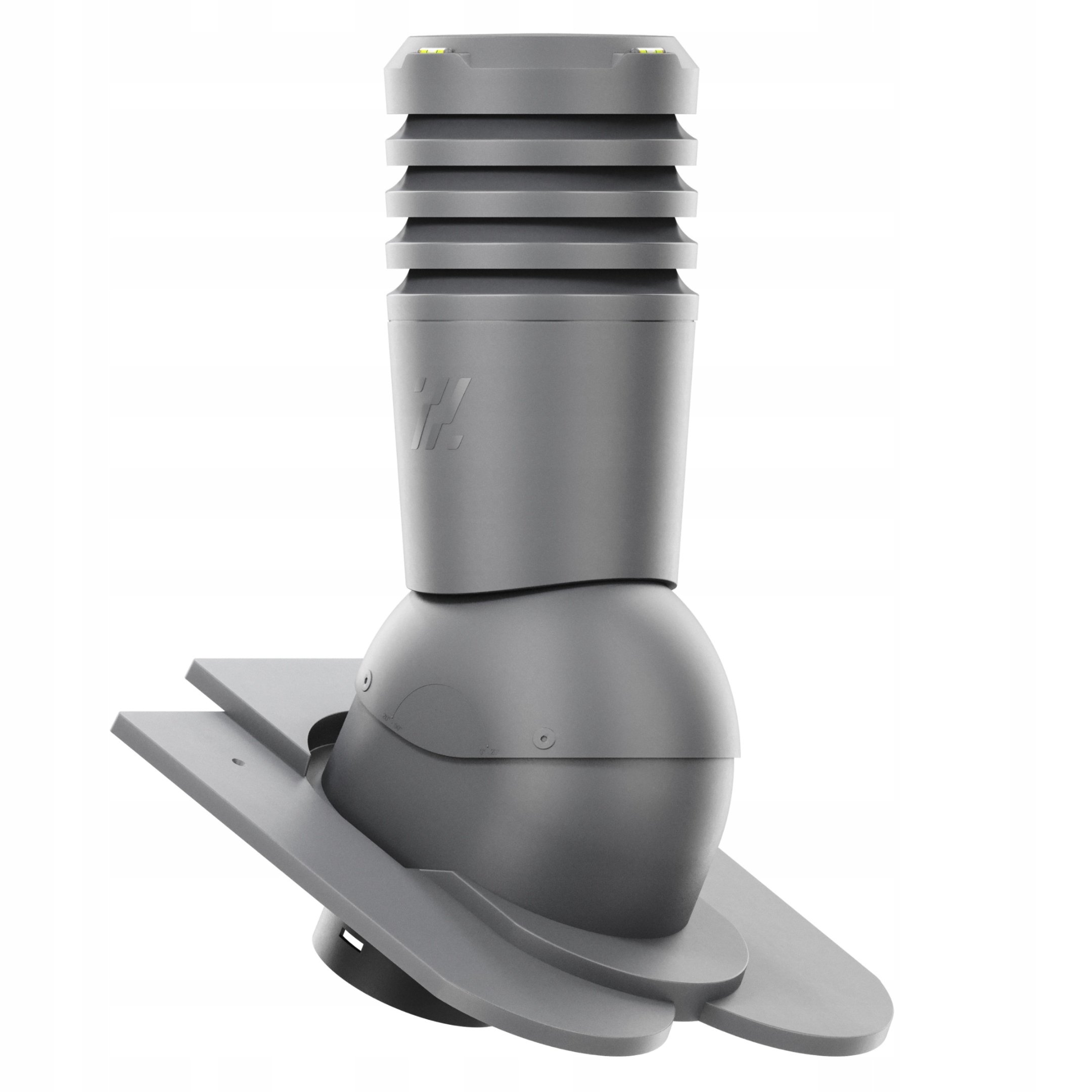 ECO125 Větrací komín hladká dlažba s krajkovým vzorem, Grafit