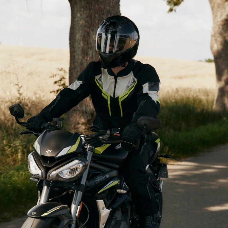 Motocyklová Bunda Ozone Flow Black/grey/fluo S