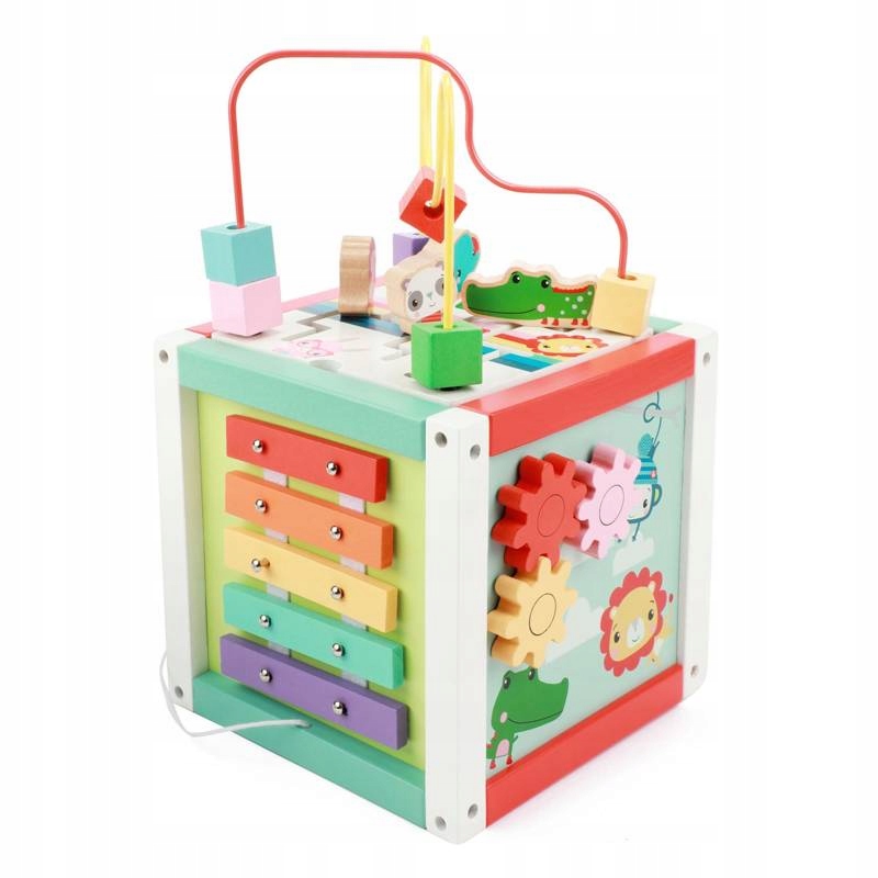 

Fisher Price Aktywizująca Kostka Drewniana 5w1