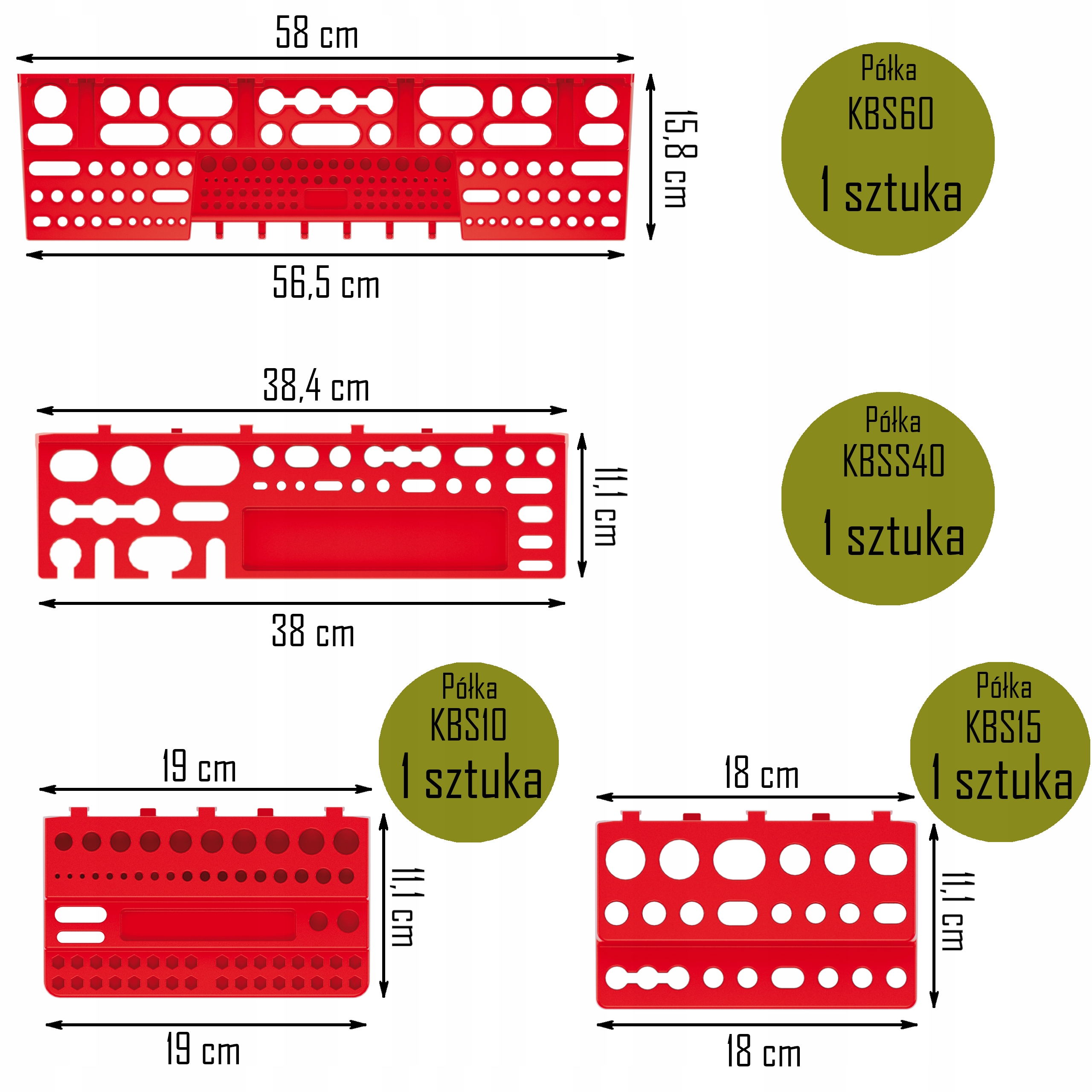 Tablica narzędziowa warsztatowa 115x78cm 25 kuwet Rodzaj tablica z elementami