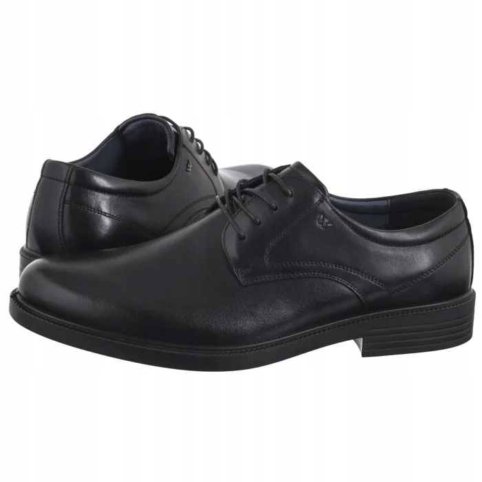 Pánské klasické polobotky Obuv Wojas Černá Kůže 10175-51