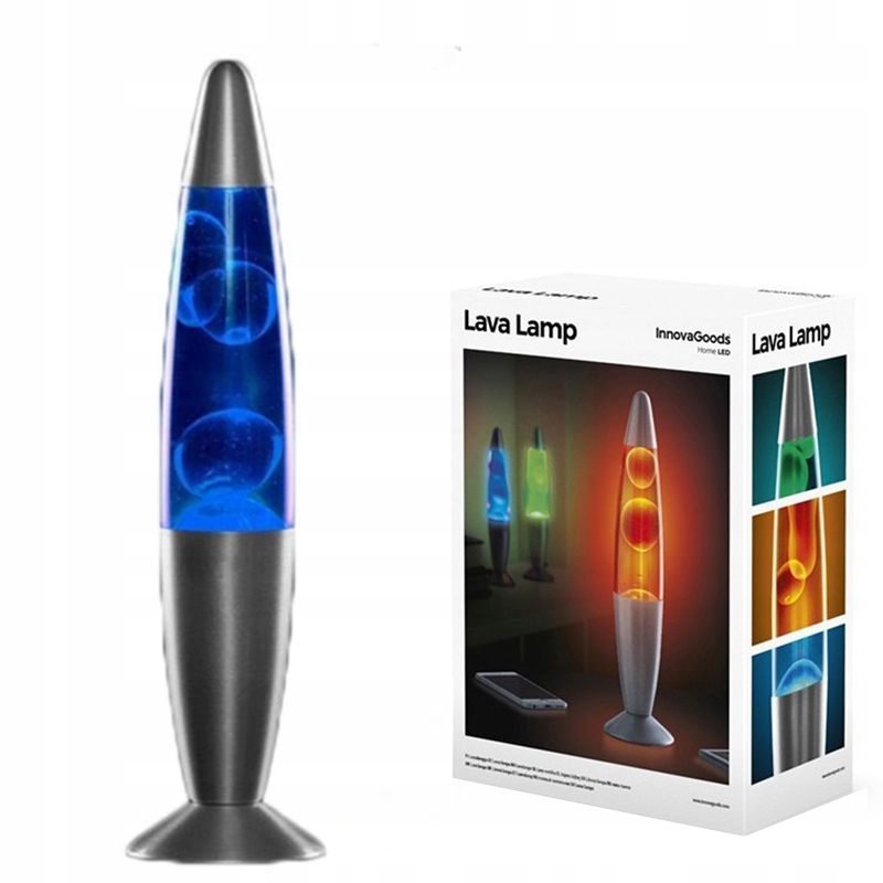 

Lampa Lawa Niebieska dzień dziecka chłopca
