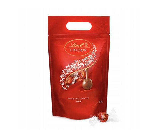 Levně Lindt pralinky Lindor pralinky z mléčné čokolády s náplní 1 kg