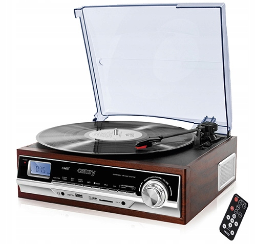 Retro gramofón na vinyly s Bluetooth, Fm rádiom, MP3, Usb, Sd a funkciou nahrávania