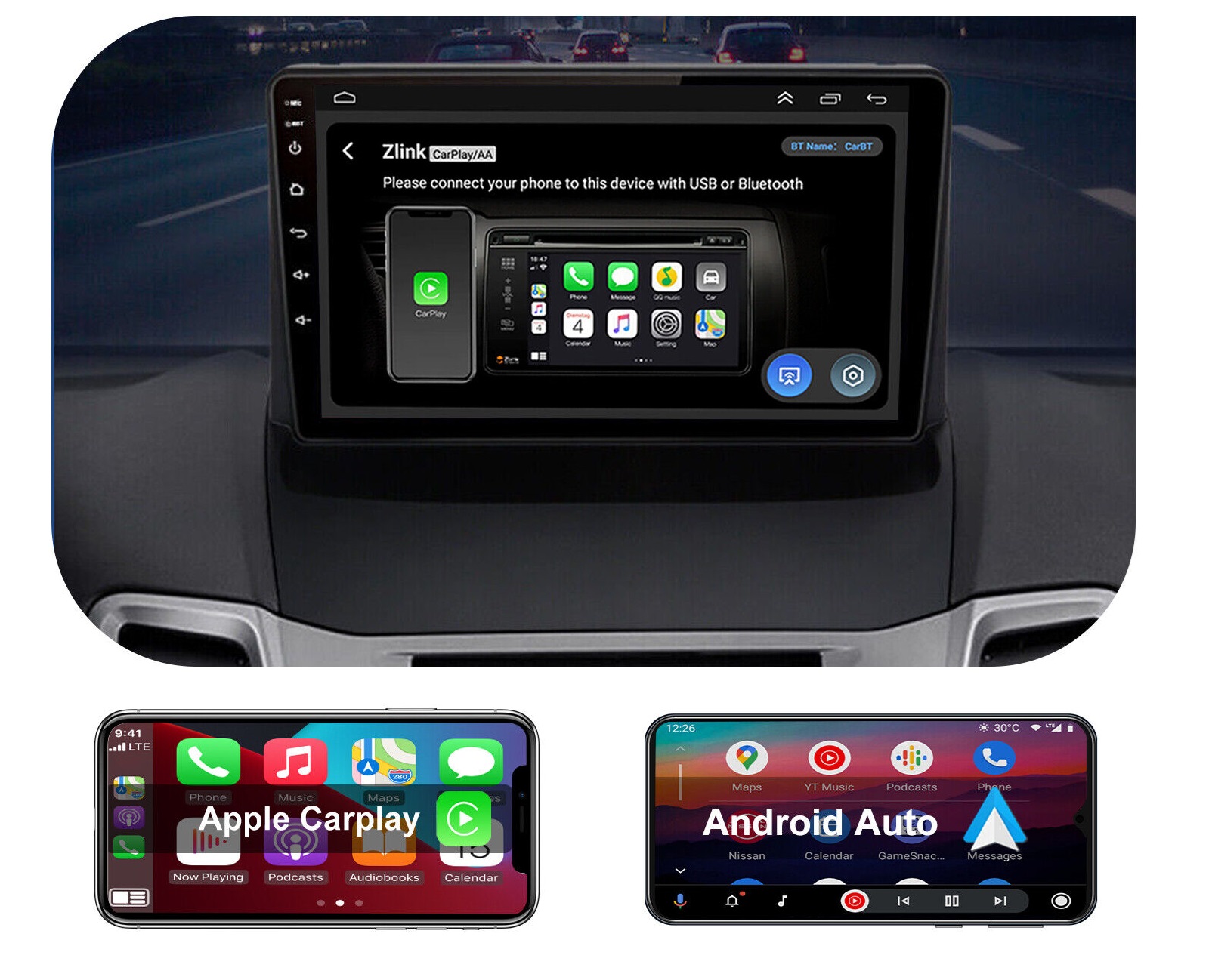 RADIO SAMOCHODOWE 2 DIN ANDROID NAWIGACJA WIFI FORD FIESTA 2009-2017 Radio informacja RDS pasmo AM pasmo FM