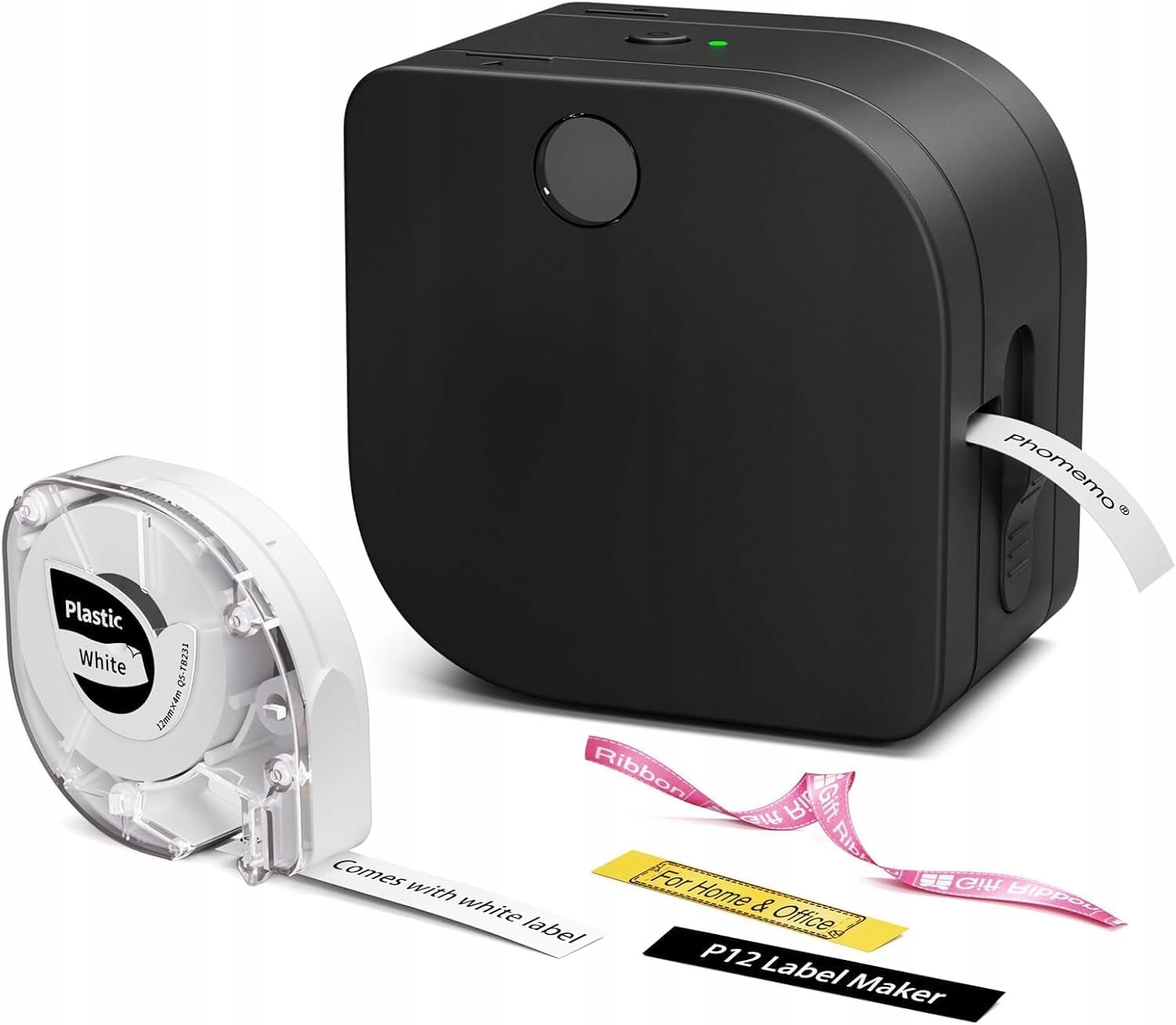 Phomemo P12 Pro mini bluetooth tiskárna na štítky s nálepkami štítkovač