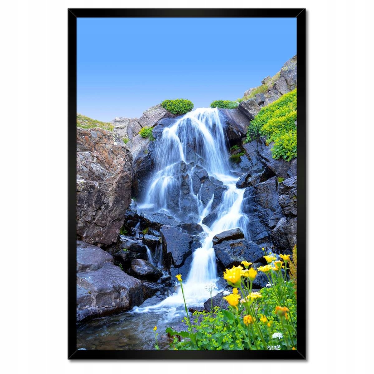 Plakáty v rámu 40x60 Vodopád Krajina