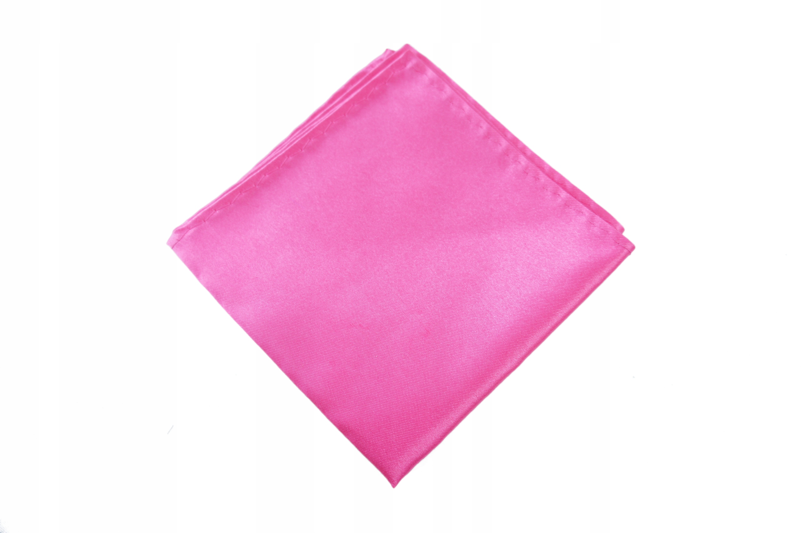 

Poszetka wypustka satynowa gładka Fuksjowa Różowa