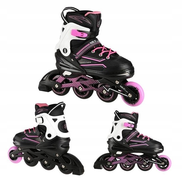 Rolki nils extreme NA1169A r.M (35-38) Różowe