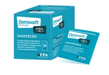 

Demoxoft Plus Clean chusteczki do powiek, 20 sasz.