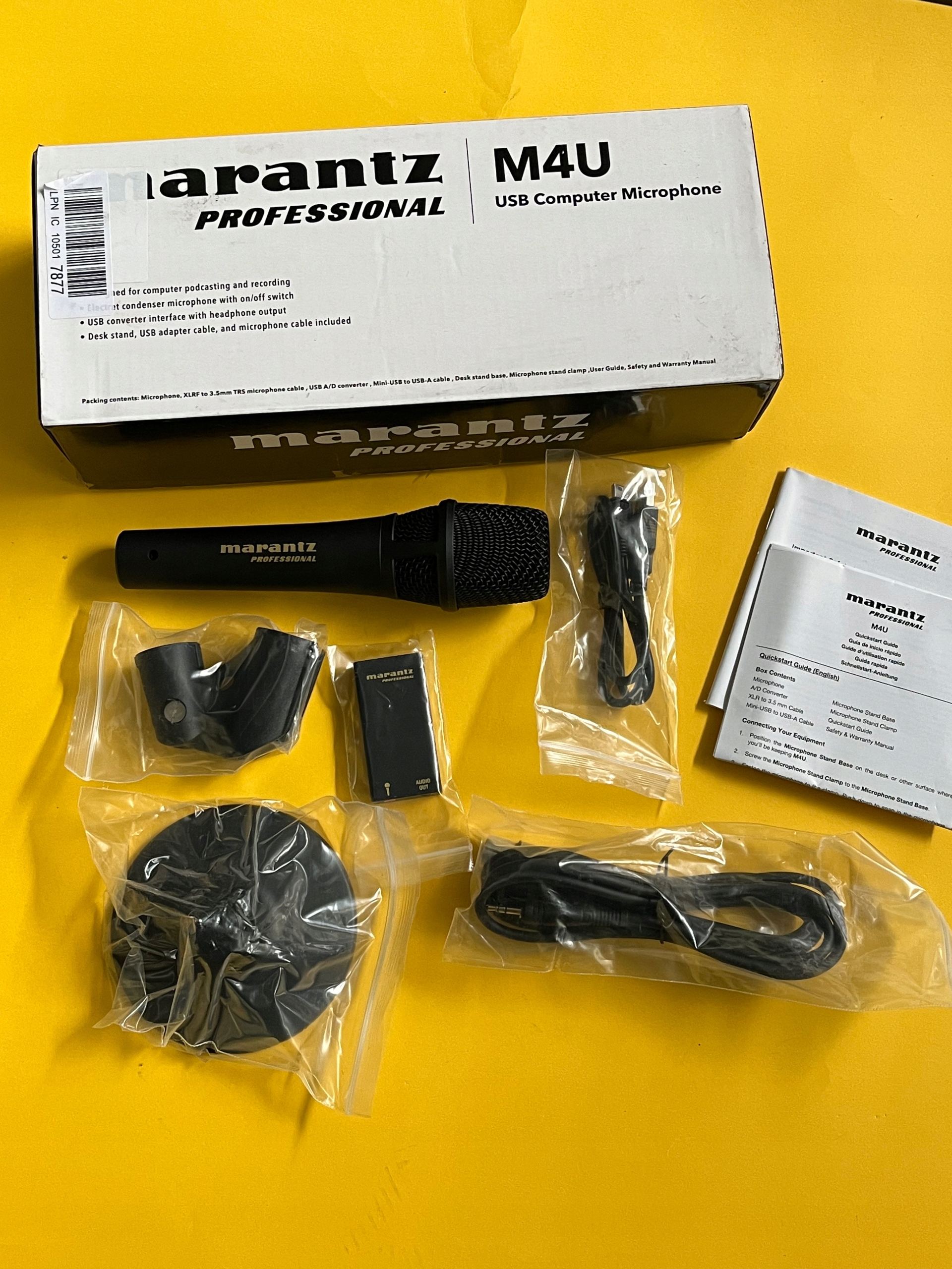 Mikrofon pojemnościowy wokalny Marantz M4U Zastosowanie wokalowy