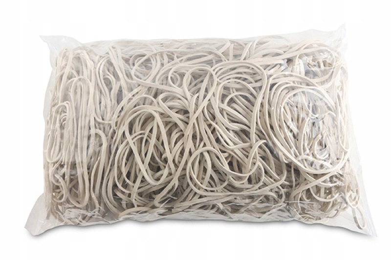 

Gumki recepturki 80mm 1,5x3mm 1000g białe mocne