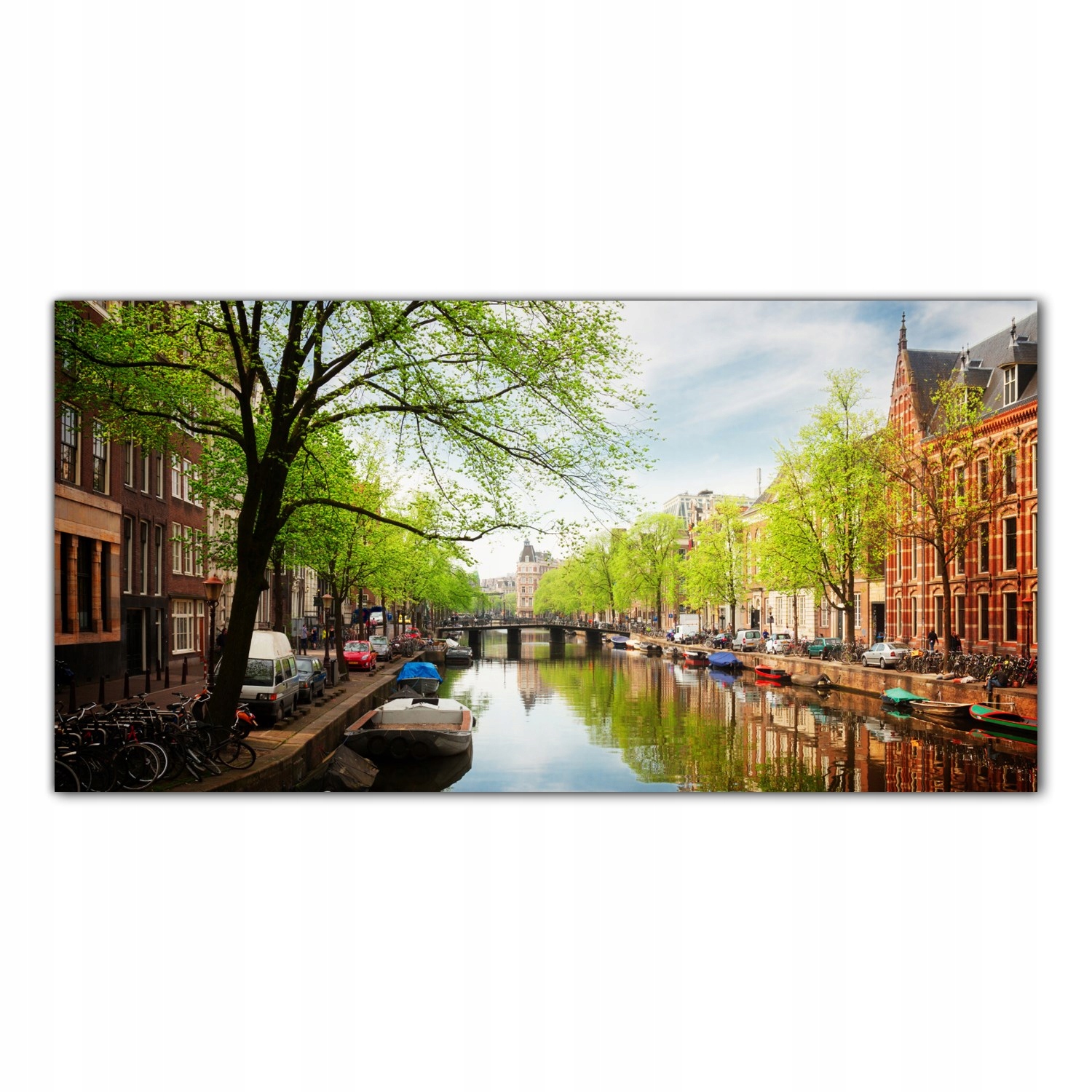 

Obraz na szkle Foto Kanał Domy Architektura 120x60