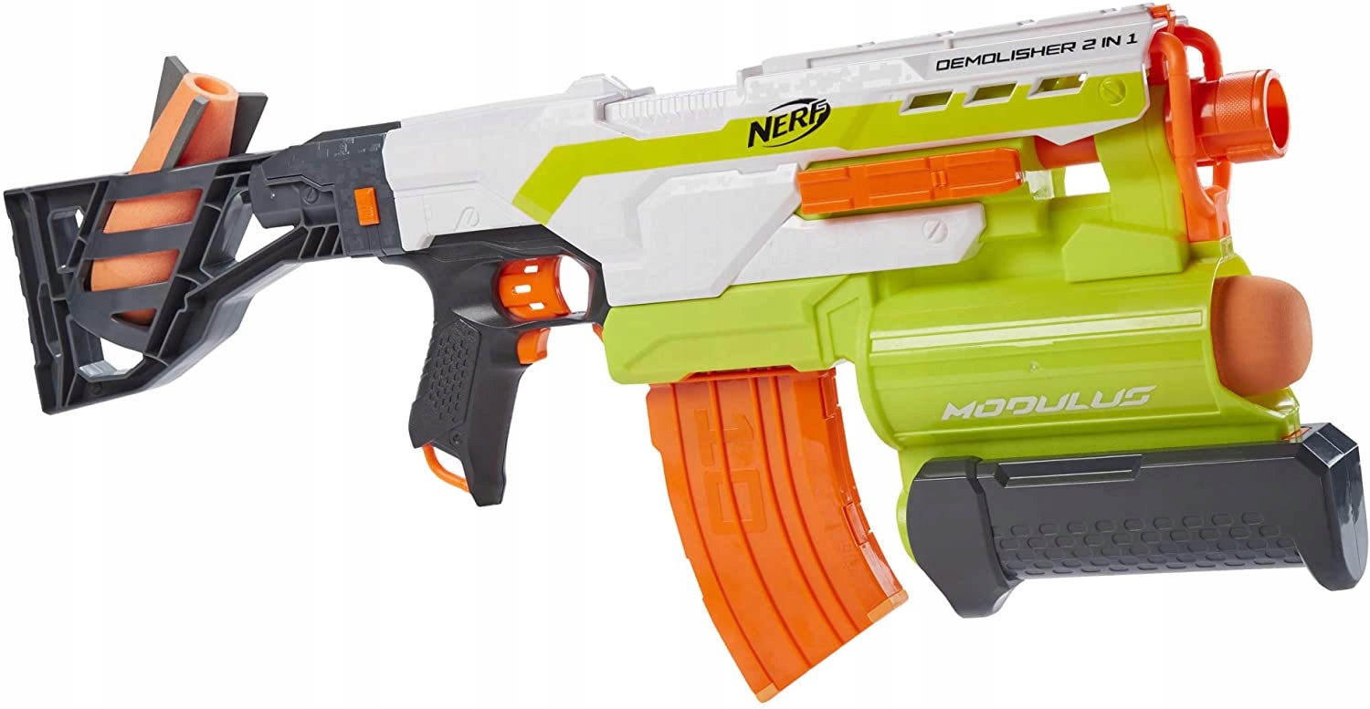 NERF AUTOMAT DEMOLISHER 2W1 MEGA ZESTAW DODATKI Kod producenta F0931 cele kamizelka okulary bandana