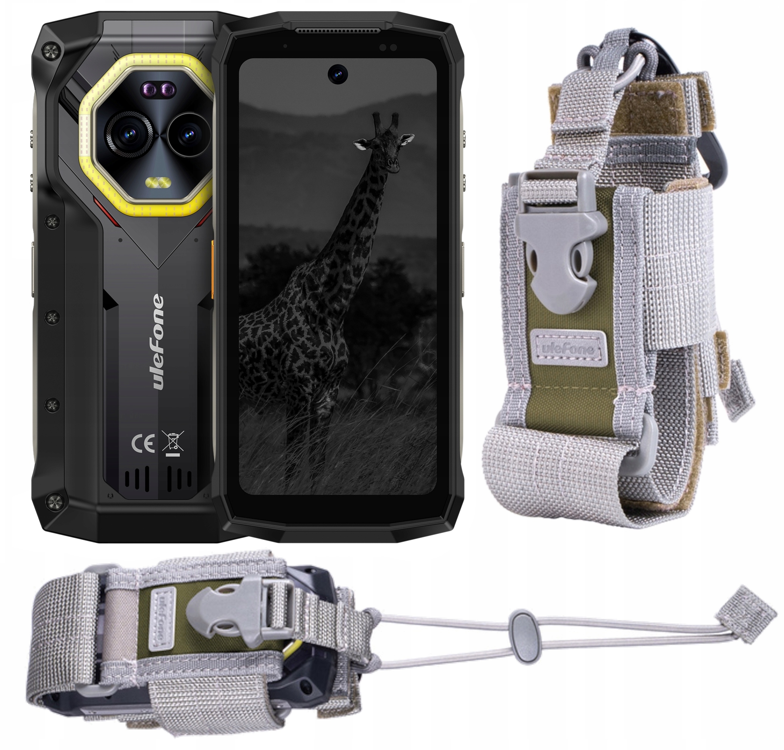 Pancerny Smartfon Ulefone Armor Mini 20 8GB/256GB Noktowizja Etui Holster