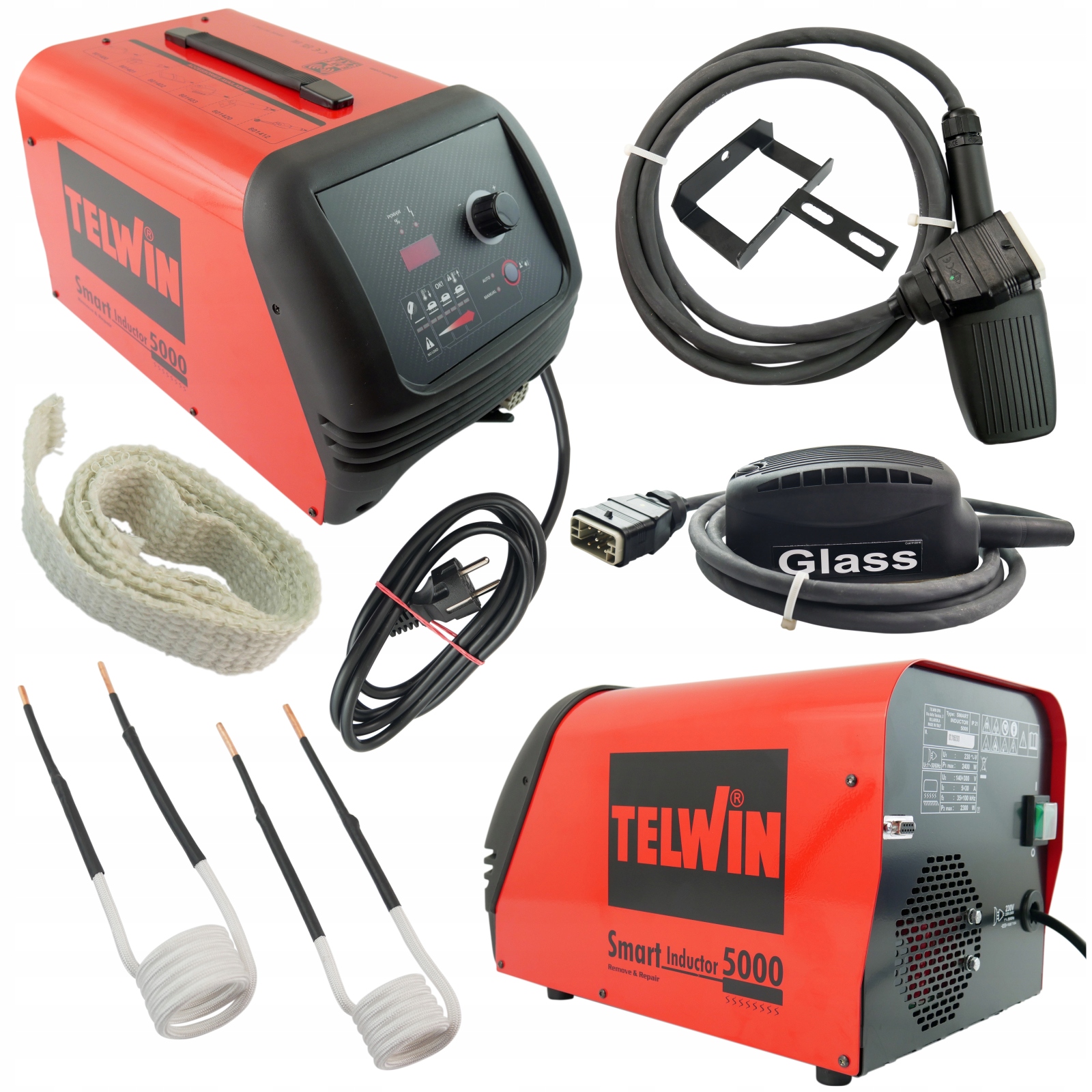 Indukční ohřívač Telwin 5000 Glass Genius 801403 Heat Twister 801412