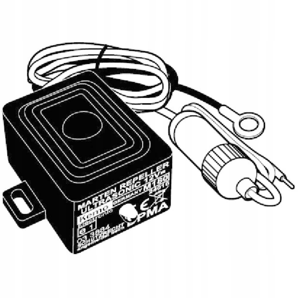 Wodoodporny odstraszacz kun i gryzoni Kemo M180 Zastosowanie przeciwko kunom