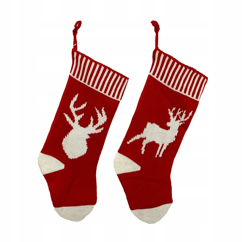 

Skarpety Świąteczne na prezenty kominek 2 szt 40cm