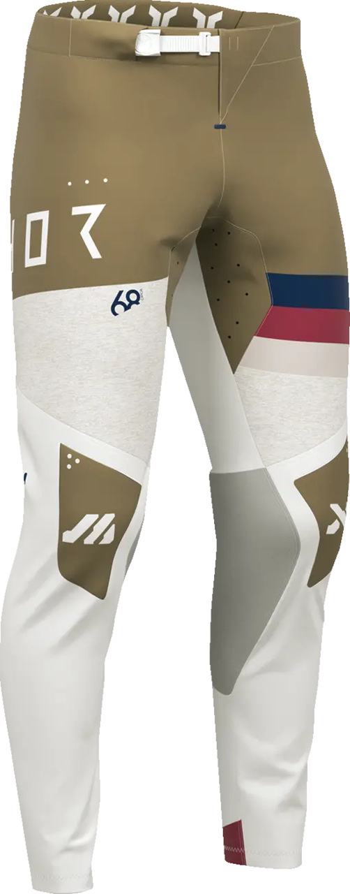 Nohavice Thor Sportmode League white/copper 36
