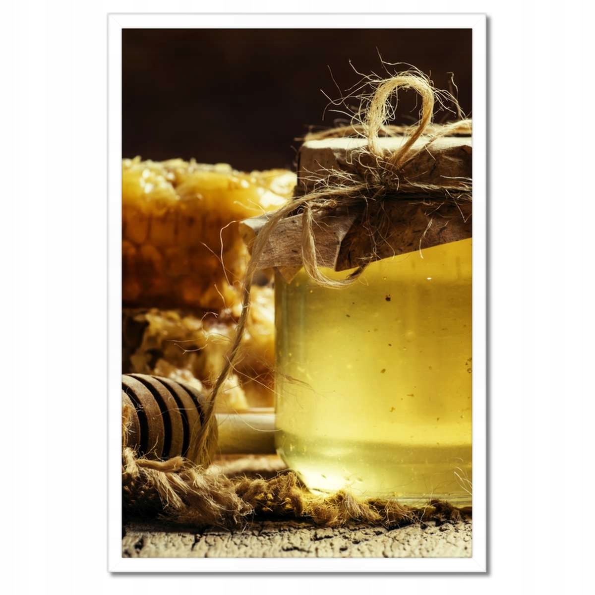 Plakáty v rámu 40x60 Nádherná sklenice medu