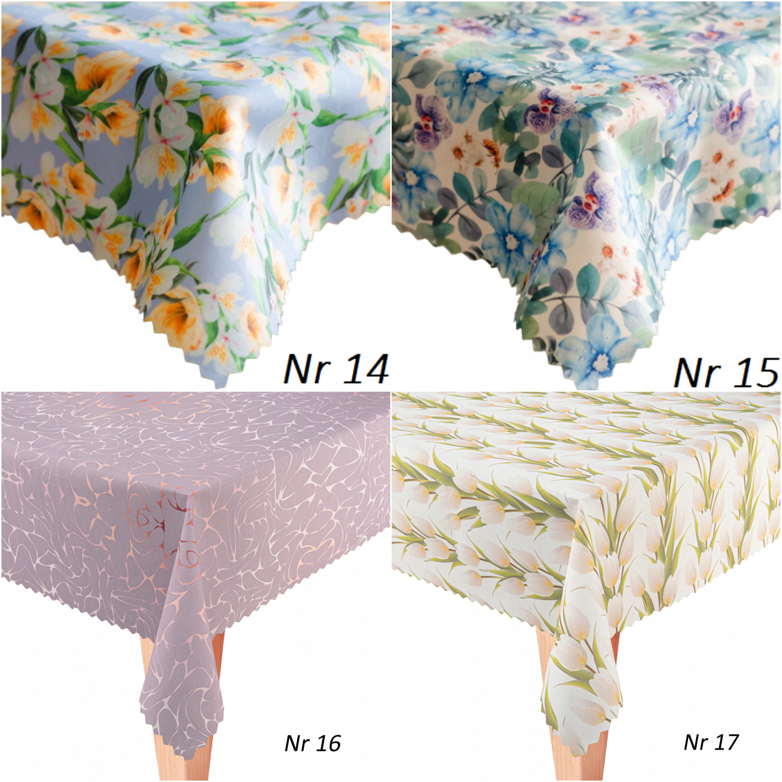 OBRUS PLAMOODPORNY 120x200 POLSKI RÓŹNE WZORY Długość (cm) 200