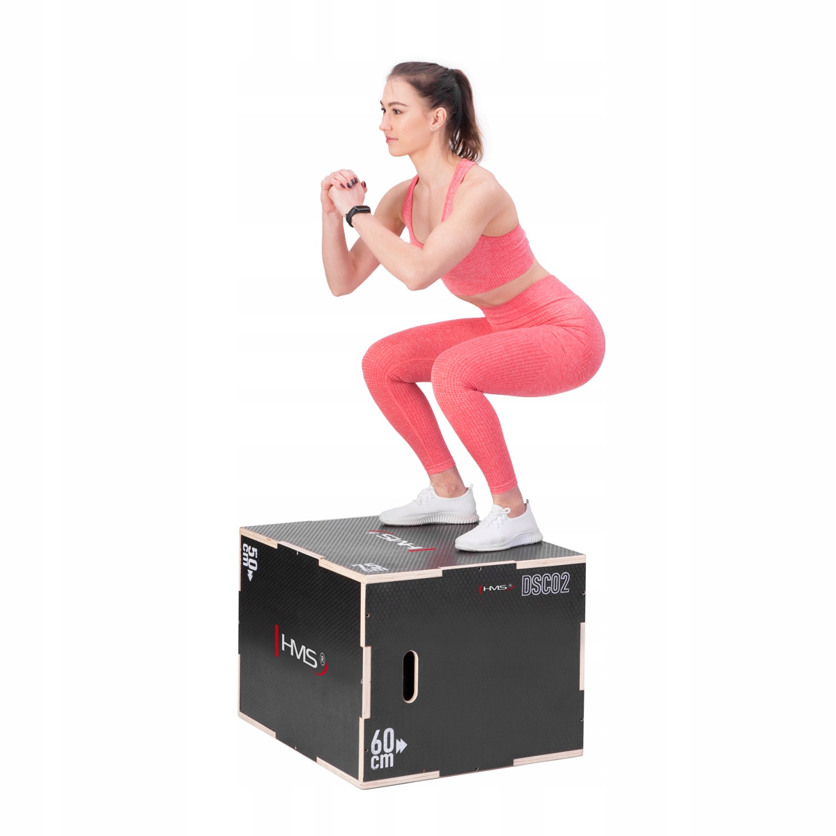 SKRZYNIA DREWNIANA HMS PLYOMETRYCZNA CROSSFIT Wysokość produktu 400 cm