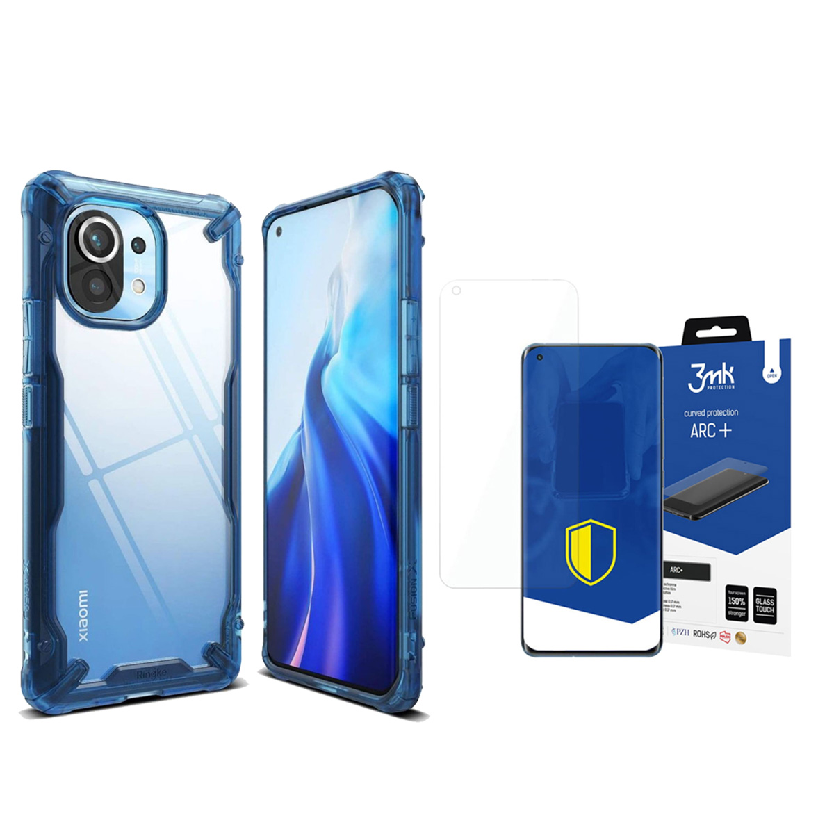 

Ringke Etui Do - Xiaomi MI 11 + Folia 3MK Arc+