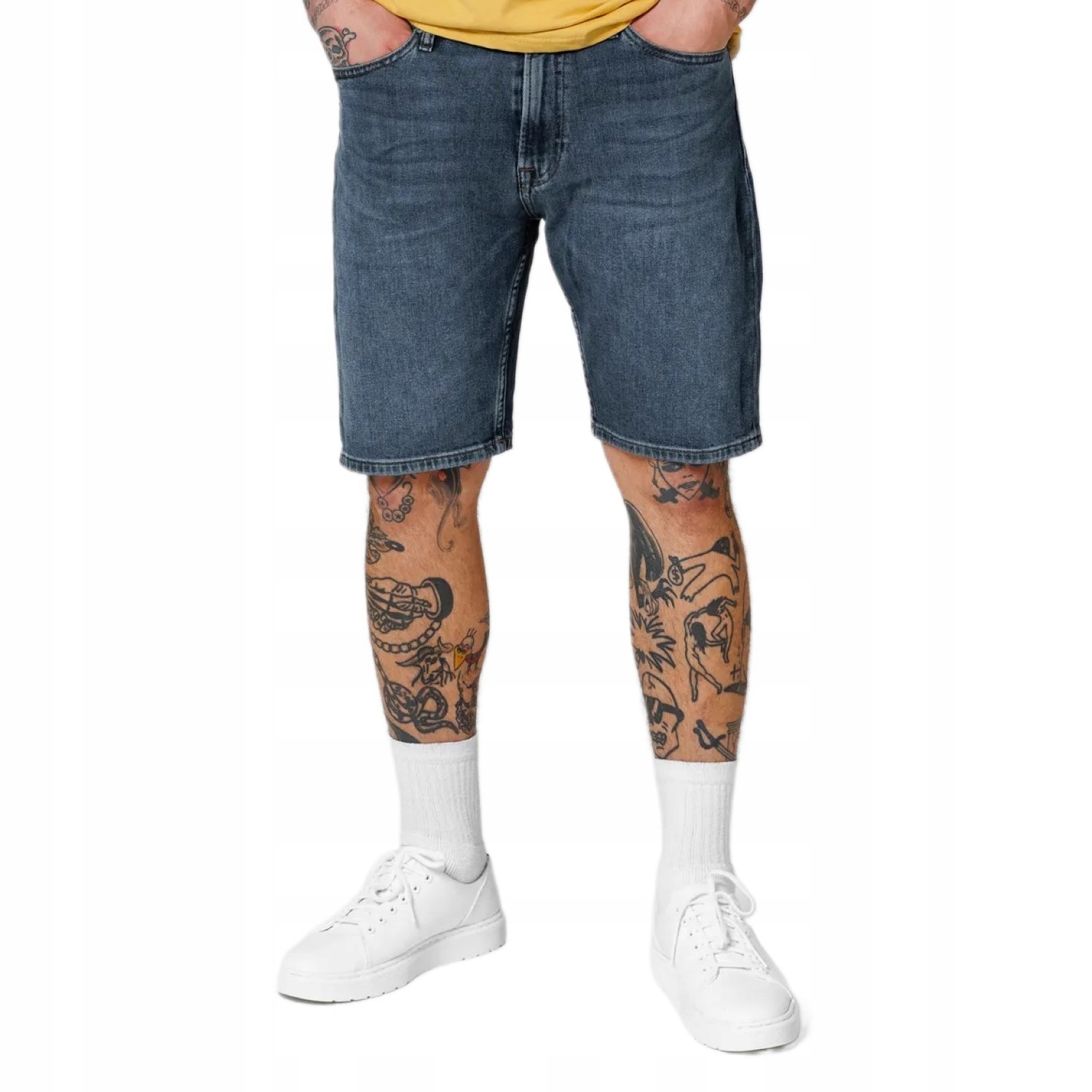 Džínové šortky Pitbull Medium Wash Highlander Modré 29