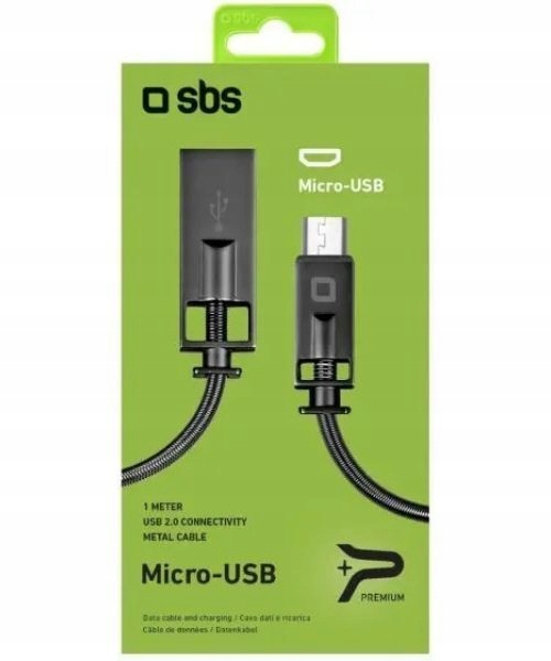 Kabel USB SBS Mobile KABEL USB MICRO-B(M)->A(M)
