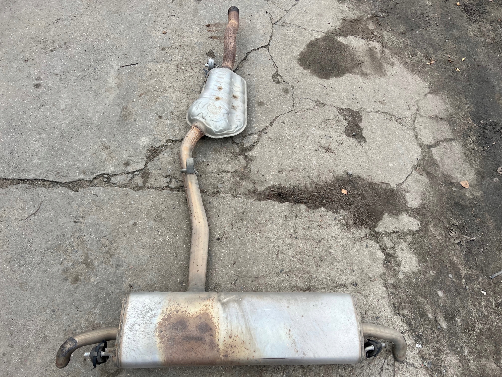 AUDI Q5 80A 2.0 TFSI exhaust silencer 80A253411L