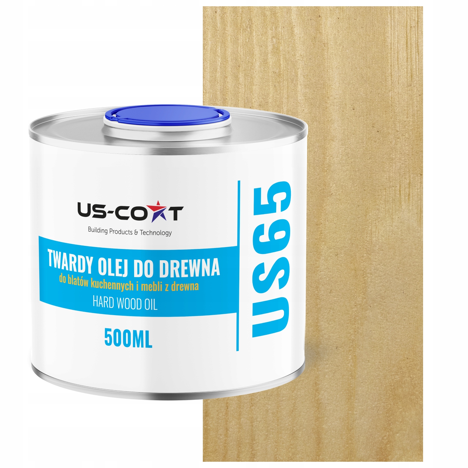 Pečující olej na tvrdé dřevo 500 ml Ochranný nábytek Satén