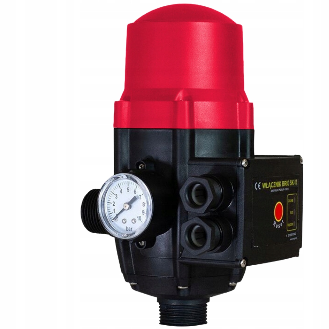 Ciśnieniowy Włącznik Wyłącznik Pompy Hydroforu Brio SK-13 Sterownik Gz 1"