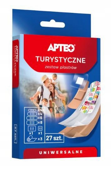 

Apteo Turystyczne Zestaw Plastrów Uniwersalne 27