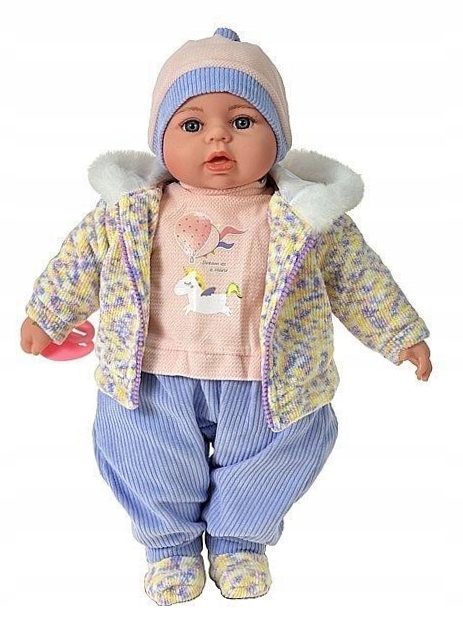 Lalka bobas 45cm polski dźwięk