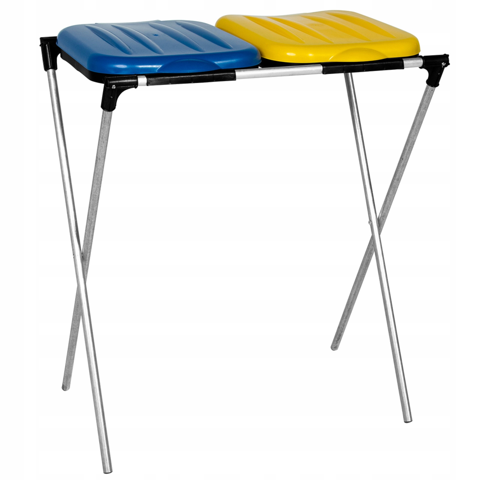 Levně Stojanový Držák Na Pytle Na Odpadky Pro Třídění Odpadu, Dvoukomorový