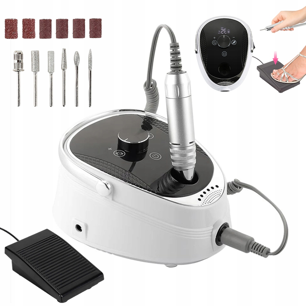 Elektrický Pilník Na Nehty Pro Hybridy A Gel Pedál