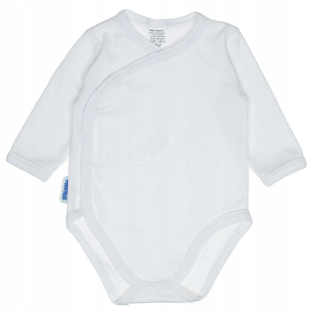 

Body Niemowlęce Bawełniane Kopertowe Białe R. 68