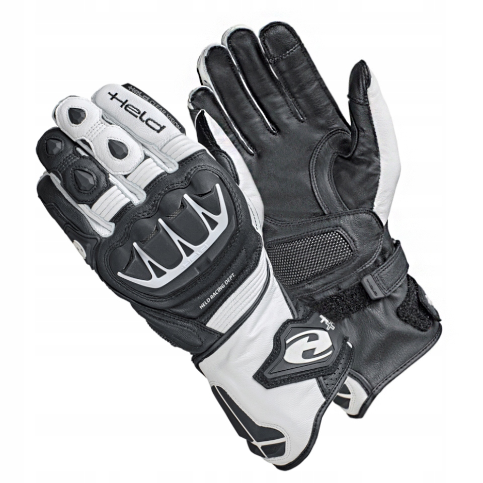 Rękawice długie HELD Evo-Thrux II skóra białe XL