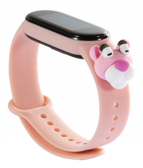 OPASKA DO XIAOMI MI BAND 3 4 PASEK MIBAND ZWIERZAK Materiał guma