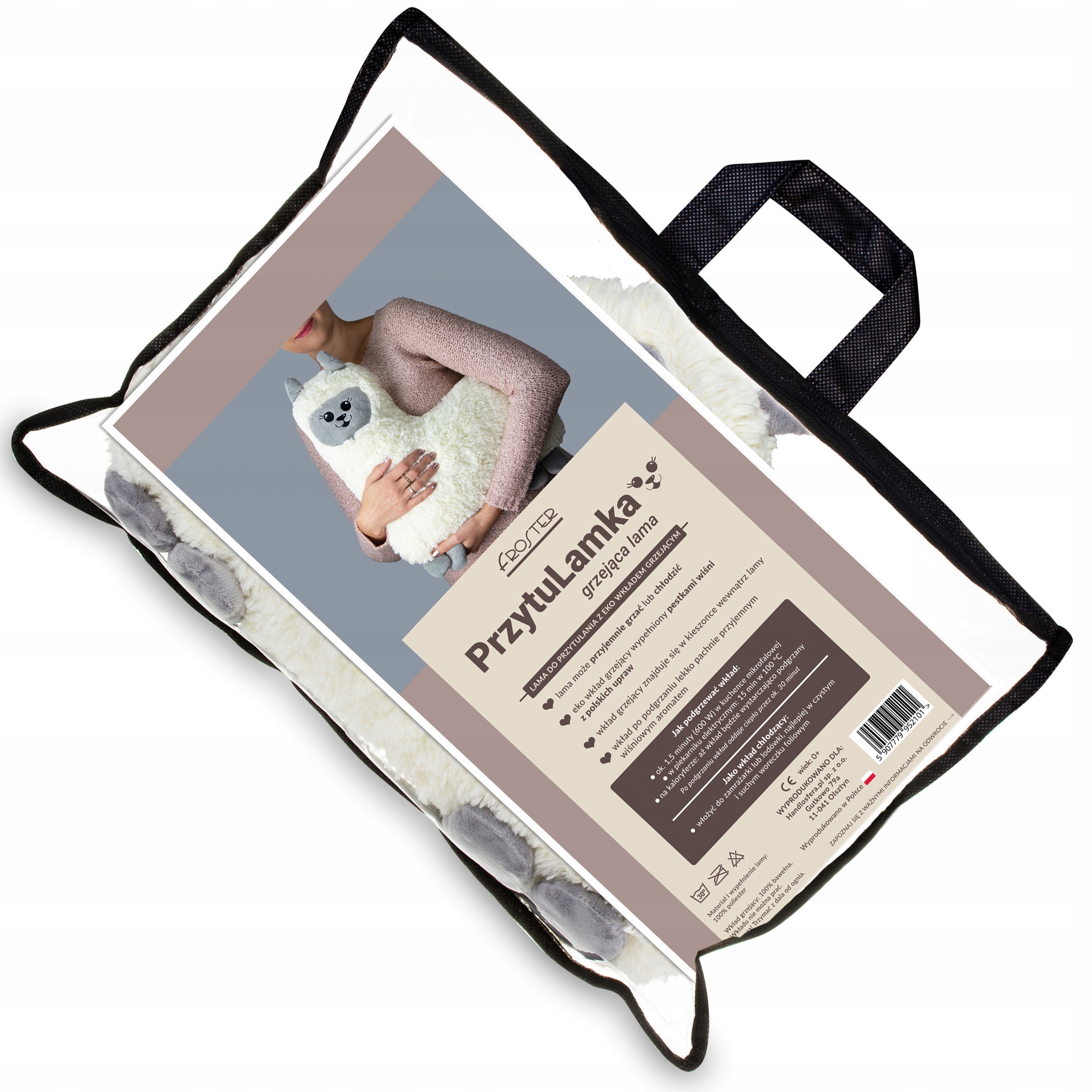 WALENTYNKI Prezent PODUSZKA TERMOFOR LAMA Romantyczny dla Żony Dziewczyny Tematyka, motyw Śmieszne Prezenty