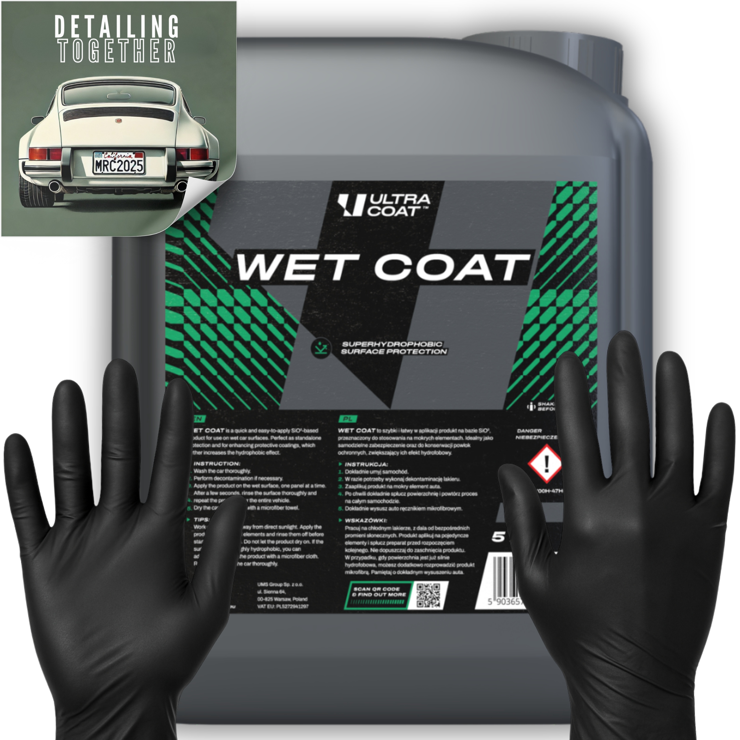 Ultracoat Wet Coat 5000 ml – Ochranná vrstva aplikovaná na mokrý lak